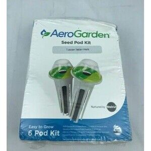 6Seed Pod Herb Kit AeroGarden Gourmet Herb for Indoor Garden Tuscan Italian Herb